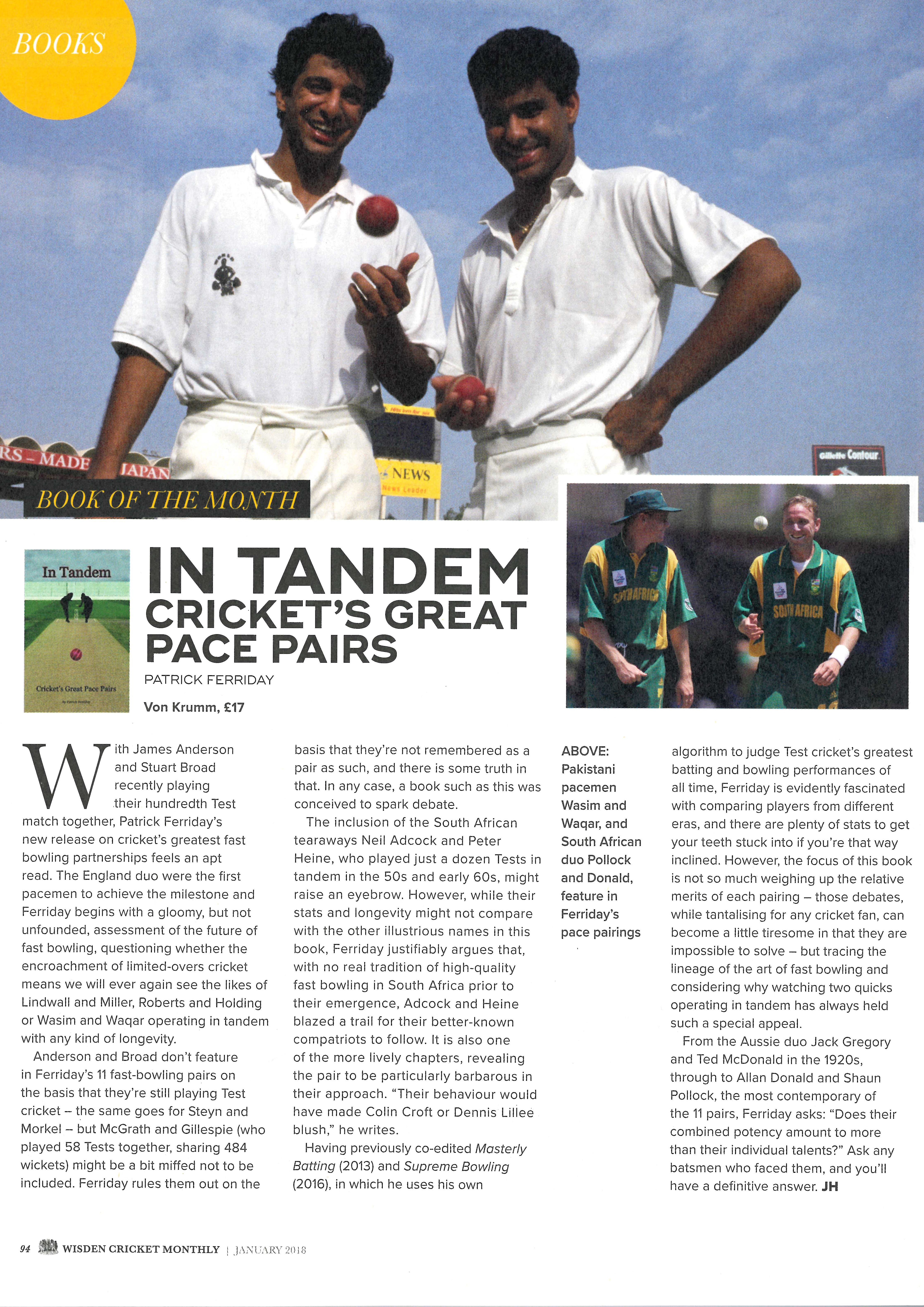 WCM. In Tandem. January 2018